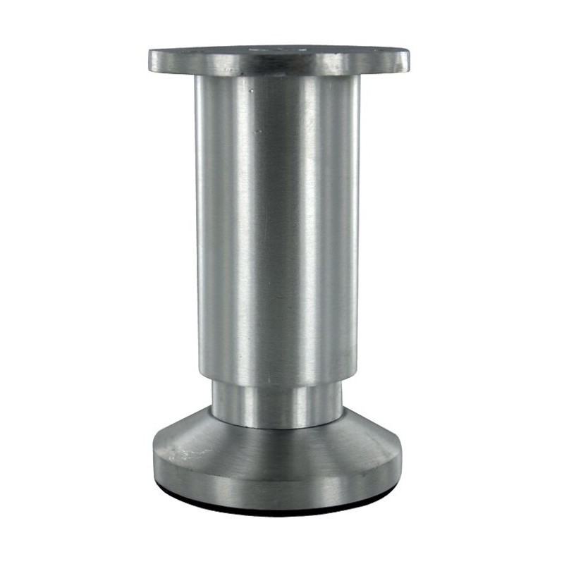 Pieds de meuble en aluminium rond diamètre 38 mm