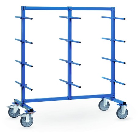 Chariot Cantilever 500 kg - 24 barres de portée 2 faces