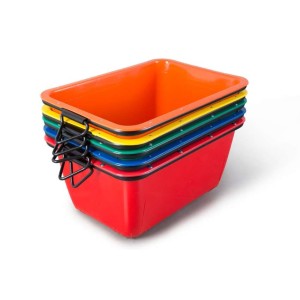 Bac à mortier Premium avec supports de levage 200 litres