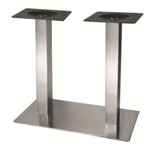 Pied central de table double hauteur 730 mm