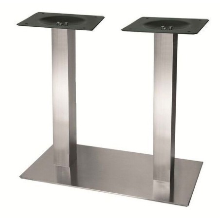 Pied central de table double hauteur 730 mm