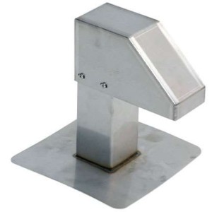 Passage aluminium - 80x80mm - 1 sortie