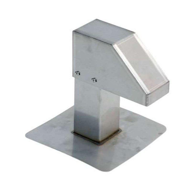 Passage aluminium - 80x80mm - 1 sortie