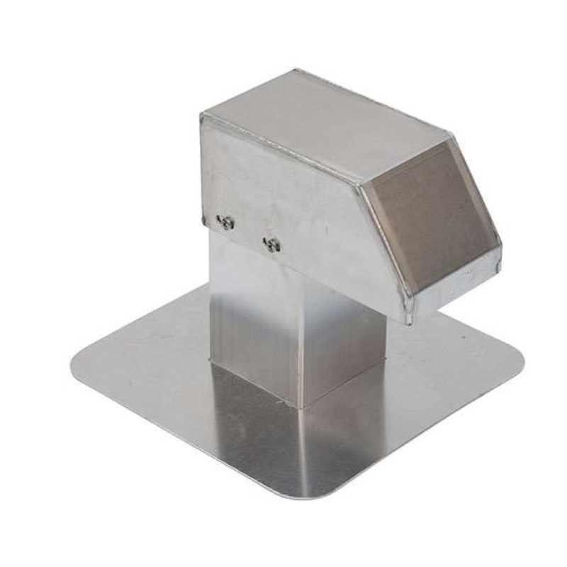 Passage aluminium - 125x125mm - 1 sortie