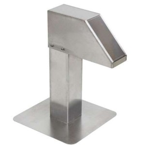Passage aluminium 600 mm - 125x125mm - 1 sortie