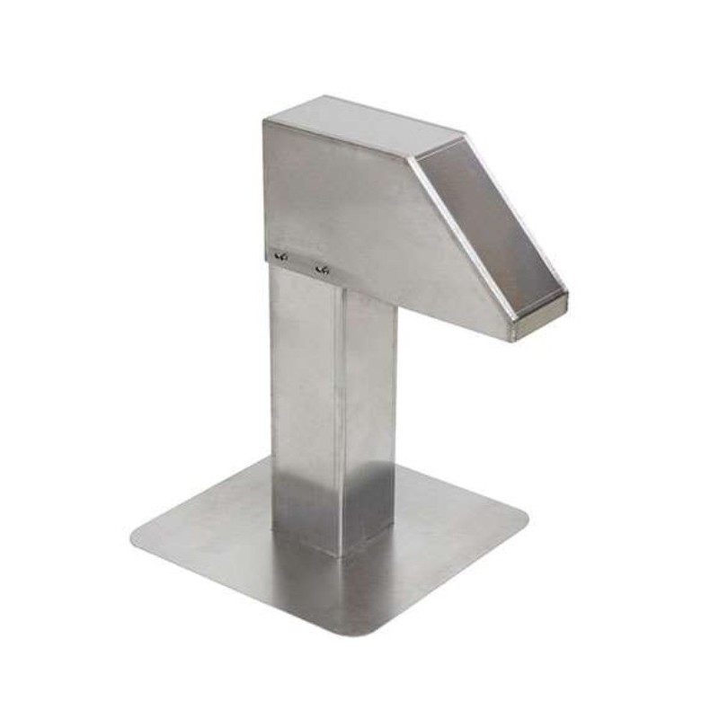 Passage aluminium 600 mm - 125x125mm - 1 sortie