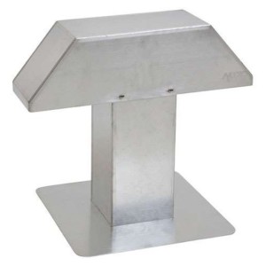 Passage aluminium - 200x200mm - 2 sorties