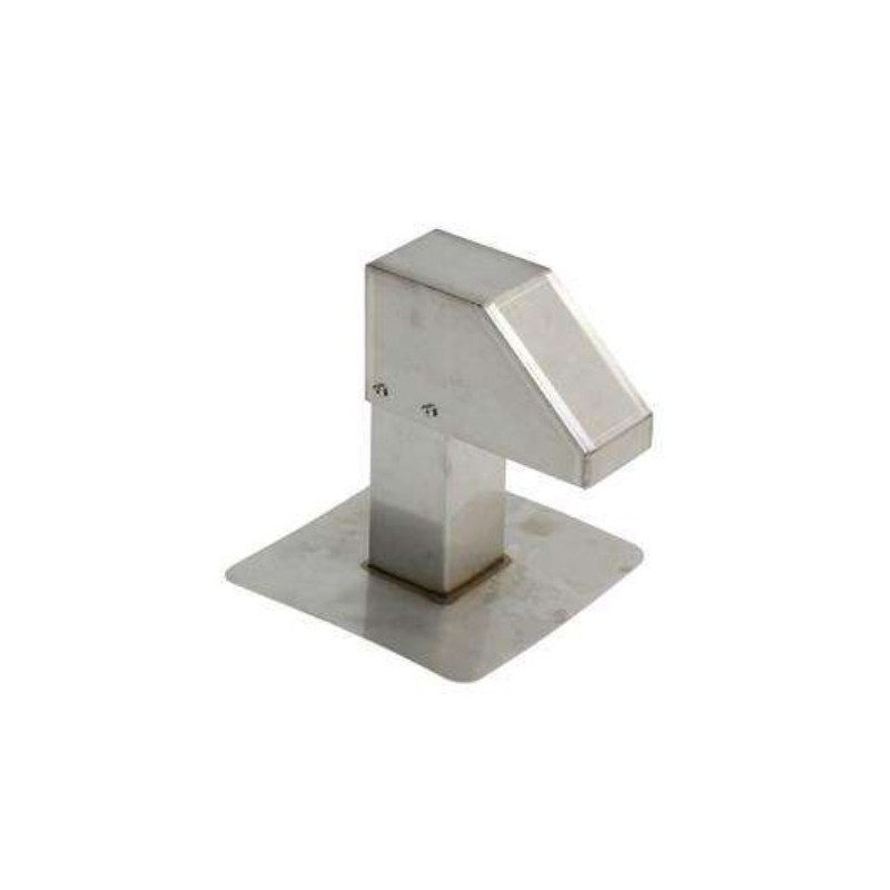 Passage toiture inox 80x80mm 1 sortie - inox 1.5mm
