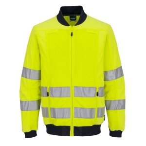 Veste de travail HV avec panneaux en mesh - T164 orange