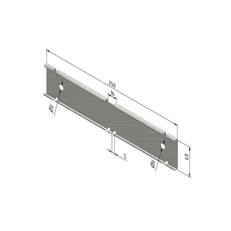 Eclisse clipsable 60mm
