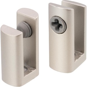 Lot de 2 pattes supports pour miroir 3-8 mm