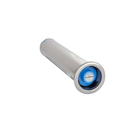 Distributeur de gobelets 457 mm à encastrer inox - horizontal - 70-98mm