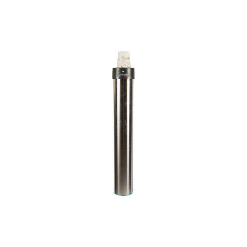 Distributeur de gobelets type 'lift' inox - horizontal - 56-81mm