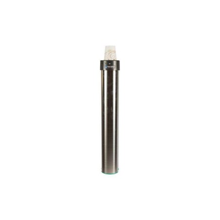 Distributeur de gobelets type 'lift' inox - horizontal - 56-81mm