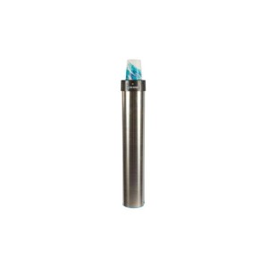Distributeur de gobelets type 'lift' inox - horizontal - 70-98mm