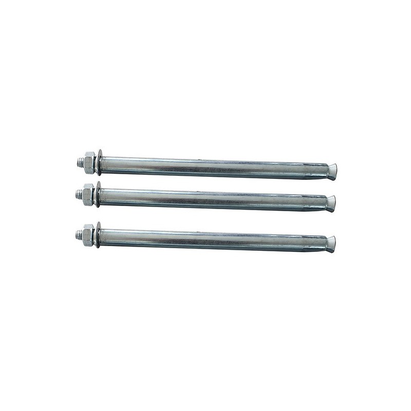 Lot de 3 fixations pour butée poids lourds