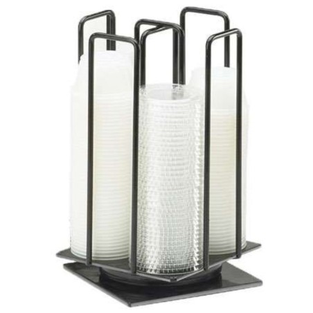 Distributeur couvercles et tasses - small - 360° - 133x133x235mm