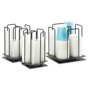 Distributeur couvercles et tasses - small - 360° - 133x133x235mm