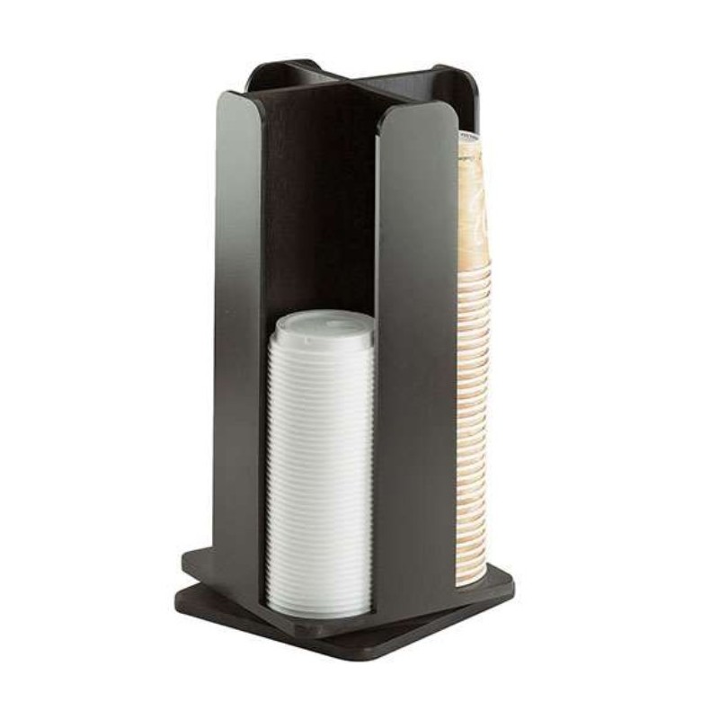 Organisateur couvercles et tasses - 360° - 210x210x460mm