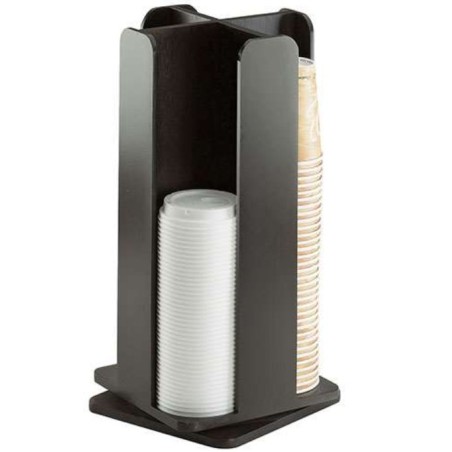 Organisateur couvercles et tasses - 360° - 210x210x460mm