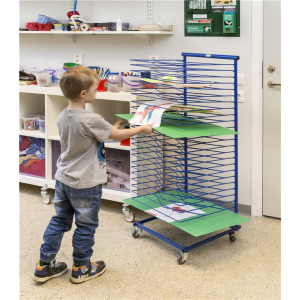 Chariot de séchage pour écoles primaires