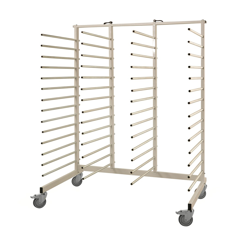 Chariot de séchage 300 kg avec 56 supports galvanisé