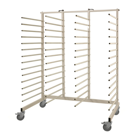 Chariot de séchage 300 kg avec 56 supports galvanisé