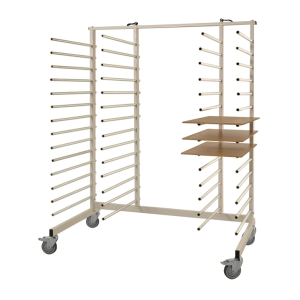 Chariot de séchage 300 kg avec 56 supports galvanisé