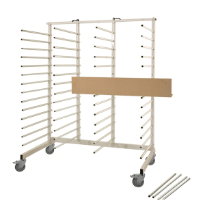 Chariot de séchage 300 kg avec 56 supports galvanisé