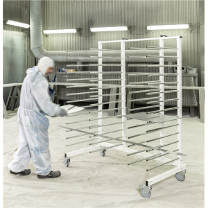 Chariot de séchage 300 kg avec 56 supports galvanisé