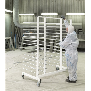 Chariot de séchage 300 kg avec 56 supports galvanisé