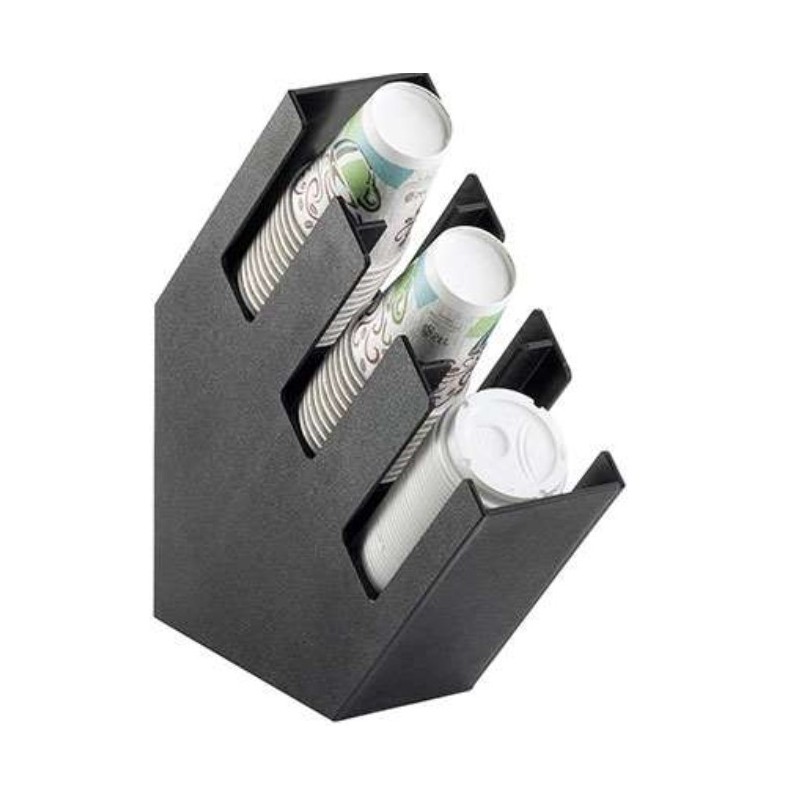 Organisateur oblique 413x140x413mm tasses et couvercles