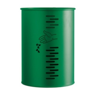 Corbeille cylindrique pivotante PIVO vert 22 litres