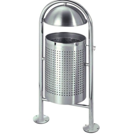 Corbeille extérieure inox de 30 litres
