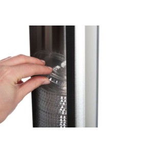 Distributeur inox couvercles 350-710ml - simple