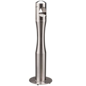 Cendrier sur pied inox