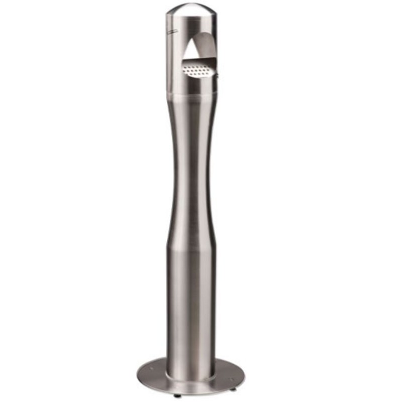 Cendrier sur pied inox