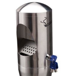 Cendrier sur pied inox
