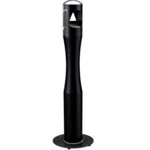 Cendrier sur pied extérieur inox poudré époxy