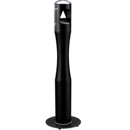 Cendrier sur pied extérieur inox poudré époxy