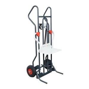 Diable élévateur treuil auto-freiné 150kg ROUES GONFLABLES