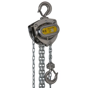 Palan de levage manuel inox alimentaire 500 kg