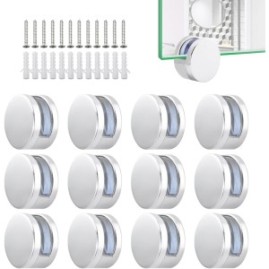 Lot de 12 Supports Miroir Mural