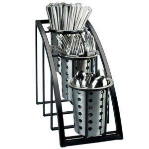 Présentoir support pour 3 cylindres - Vertical - 330x178x273mm