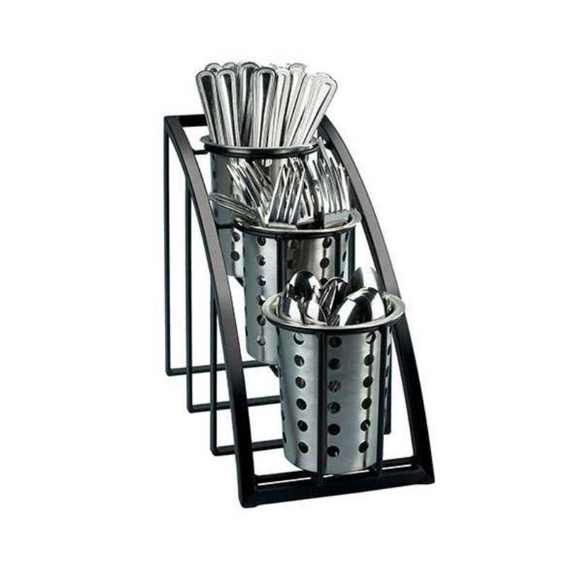 Présentoir support pour 3 cylindres - Vertical - 330x178x273mm