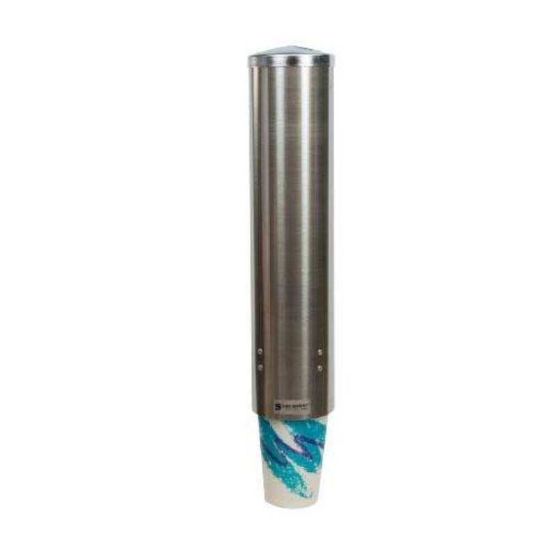 Distributeur de gobelets d'eau type pull inox - Gobelets 70-85mm