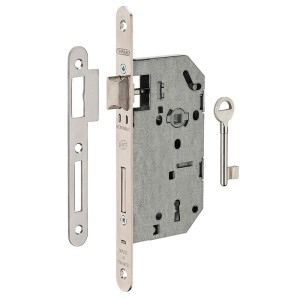 Serrure à larder NF type Monomax axe à 50 mm clé L