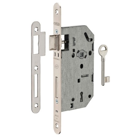 Serrure à larder NF type Monomax axe à 50 mm clé L