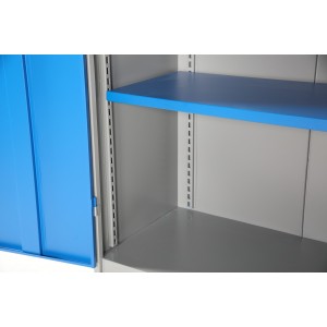 Armoire d'atelier acier avec 4 étagères