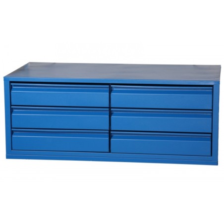 Unité à tiroirs avec 6 tiroirs pour armoire atelier
